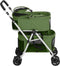 vidaXL - Hondenwagen - 2-laags - inklapbaar - 83x48x97 - cm - oxford - stof - groen