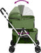 vidaXL - Hondenwagen - 2-laags - inklapbaar - 83x48x97 - cm - oxford - stof - groen