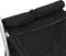 vidaXL - Hondenwagen - inklapbaar - 100x49x96 - cm - linnenstof - zwart