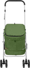 vidaXL - Hondenwagen - inklapbaar - 100x49x96 - cm - linnenstof - groen