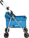 vidaXL - Hondenwagen - inklapbaar - 76x50x100 - cm - oxford - stof - blauw