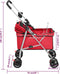 vidaXL - Hondenwagen - inklapbaar - 76x50x100 - cm - oxford - stof - rood