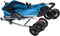vidaXL - Hondenwagen - inklapbaar - 76x50x100 - cm - oxford - stof - blauw