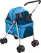 vidaXL - Hondenwagen - inklapbaar - 76x50x100 - cm - oxford - stof - blauw