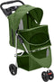 vidaXL - Hondenwagen - inklapbaar - 80x46x98 - cm - oxford - stof - groen