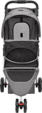 vidaXL - Hondenwagen - inklapbaar - 80x46x98 - cm - oxford - stof - grijs