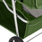 vidaXL - Hondenwagen - inklapbaar - 80x46x98 - cm - oxford - stof - groen