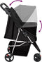 vidaXL - Hondenwagen - inklapbaar - 80x46x98 - cm - oxford - stof - zwart