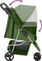 vidaXL - Hondenwagen - inklapbaar - 80x46x98 - cm - oxford - stof - groen