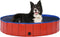 vidaXL - Hondenzwembad - inklapbaar - 120x30 - cm - PVC - rood
