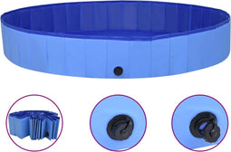vidaXL - Hondenzwembad - inklapbaar - 200x30 - cm - PVC - blauw