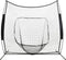 vidaXL - Honkbal- - en - softbalnet - 241x106,5x216 - cm - metaal