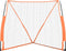 vidaXL - Honkbalnet - draagbaar - 183x182x183cm - staal - polyester - oranje - zwart