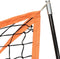 vidaXL - Honkbalnet - draagbaar - 183x182x183cm - staal - polyester - oranje - zwart