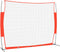 vidaXL - Honkbalnet - draagbaar - 369x107x271 - cm - staal - polyester - rood - zwart