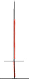 vidaXL - Honkbalnet - draagbaar - 369x107x271 - cm - staal - polyester - rood - zwart