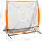 vidaXL - Honkbaltrainingsnet - 174x76x158,5 - cm - zwart