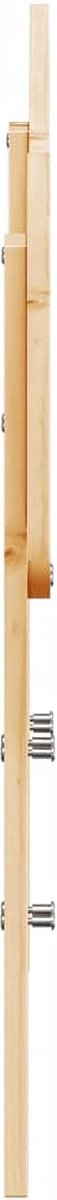 vidaXL - Hoofdbord - 100 - cm - massief - grenenhout