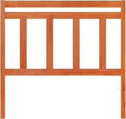 vidaXL - Hoofdbord - 100 - cm - massief - grenenhout - wasbruin