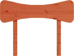 vidaXL - Hoofdbord - 100 - cm - massief - grenenhout - wasbruin