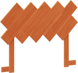 vidaXL - Hoofdbord - 100 - cm - massief - grenenhout - wasbruin