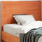 vidaXL - Hoofdbord - 100 - cm - massief - grenenhout - wasbruin