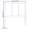 vidaXL - Hoofdbord - 100 - cm - massief - grenenhout - wasbruin