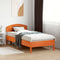 vidaXL - Hoofdbord - 100 - cm - massief - grenenhout - wasbruin