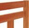 vidaXL - Hoofdbord - 100 - cm - massief - grenenhout - wasbruin