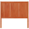 vidaXL - Hoofdbord - 100 - cm - massief - grenenhout - wasbruin