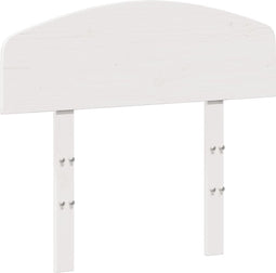 vidaXL - Hoofdbord - 100 - cm - massief - grenenhout - wit