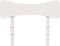 vidaXL - Hoofdbord - 100 - cm - massief - grenenhout - wit