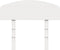 vidaXL - Hoofdbord - 100 - cm - massief - grenenhout - wit