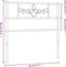 vidaXL - Hoofdbord - 100 - cm - metaal - wit