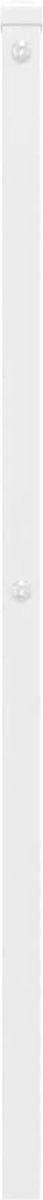 vidaXL - Hoofdbord - 100 - cm - metaal - wit