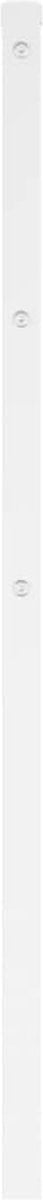 vidaXL - Hoofdbord - 100 - cm - metaal - wit