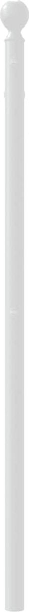 vidaXL - Hoofdbord - 100 - cm - metaal - wit