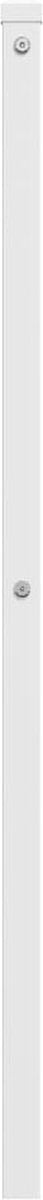 vidaXL - Hoofdbord - 100 - cm - metaal - wit