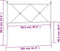vidaXL - Hoofdbord - 100 - cm - metaal - zwart
