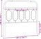 vidaXL - Hoofdbord - 100 - cm - metaal - zwart