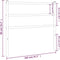 vidaXL - Hoofdbord - 100 - cm - metaal - zwart