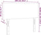 vidaXL - Hoofdbord - 100 - x - 5 - x - 78/88 - cm - stof - lichtgrijs