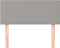 vidaXL - Hoofdbord - 100 - x - 5 - x - 78/88 - cm - stof - lichtgrijs