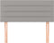 vidaXL - Hoofdbord - 100 - x - 5 - x - 78/88 - cm - stof - lichtgrijs