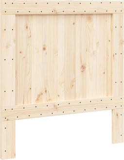 vidaXL - Hoofdbord - 100x104 - cm - massief - grenenhout