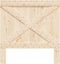 vidaXL - Hoofdbord - 100x104 - cm - massief - grenenhout
