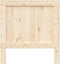 vidaXL - Hoofdbord - 100x104 - cm - massief - grenenhout