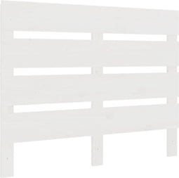 vidaXL - Hoofdbord - 100x3x80 - cm - massief - grenenhout - wit