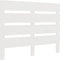 vidaXL - Hoofdbord - 100x3x80 - cm - massief - grenenhout - wit
