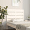 vidaXL - Hoofdbord - 100x3x80 - cm - massief - grenenhout - wit